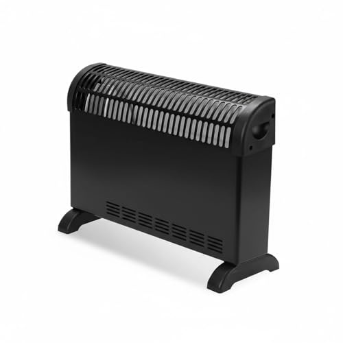 Avilia Convecteur électrique 2000W pour chauffage maison silencieux avec thermostat réglable et protection contre la surchauffe, idéal comme cuisinière électrique basse consommation