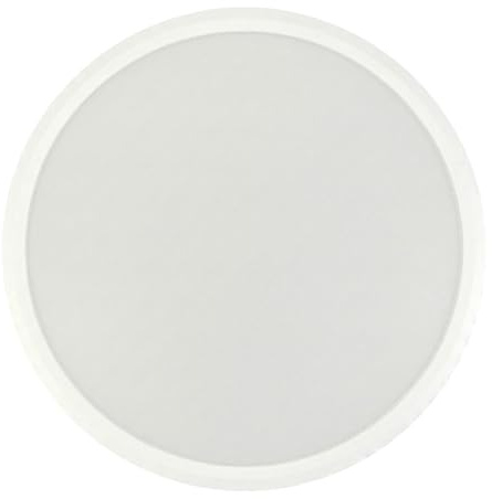 ENOVALITE LED Panel rund 50cm Weiß, 42W 4200lm, 3000K-6500K | Deckenlampe flach Slim Design, Fernbedienung, dimmbar, Nachtlichtmodus, Timer 15/30 min, für Flur, Küche und Bad