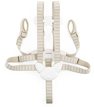 Stokke 5-Punkt-Sicherheitsgurt für den Tripp Trapp Hochstuhl, Beige - für Kinder von 6-36 Monate - Kompatibel mit Tripp Trapp Modellen nach Mai 2006