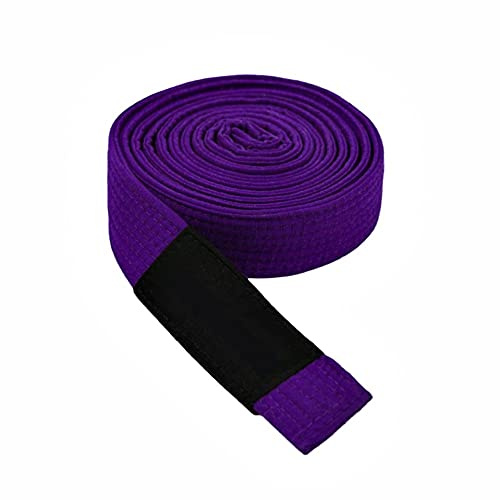 BJJ Belt Jiu Jitsu Kimono bälte - gi 100% bomull 6 mm Olika Färger (A1 / 270 cm, Lila)