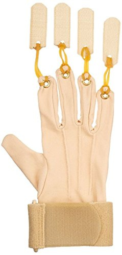 Sammons Preston 58788 Deluxe Traction Exercise Glove with Thumb, Small/Medium, Left