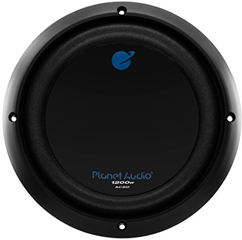 Planet Audio AC8D Subwoofer Driver 600W Para Coche - Active, 1200W, 85 dB, 4 Ω