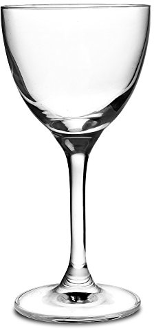 Steelite Classic Nick & Nora Glasses 6.2oz/177ml - Set of 6 - Lead-free Crystal Glass- Minners Cocktail Glasses, Martini Glasses