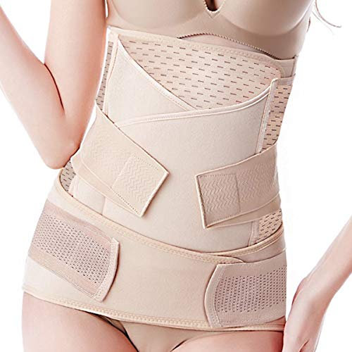 Tirain 3 in 1 Postpartale Unterstützung belt - Erholung Bauch/Taille/Becken Gürtel-Taille Gürtel Atmungsaktiv, postnatal bauchgurt & postpartum band & nach der geburt bauchgürtel