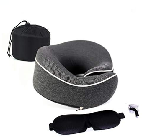 KÖHAIR Nackenkissen unterstützt Sie bei Ihrer erholsamen Nachtruhe nach Ihrer Haartransplantation - Innovatives Reise Nackenkissen | Unfassbar klein für entspannte Reisen im Flugzeug und Auto