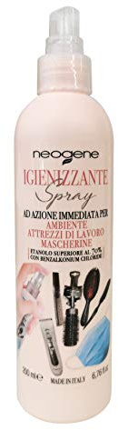 Spray désinfectant pour environnement, outils de travail et masques, 200 ml