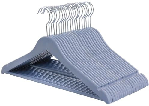 Elama Home Kleiderbügel, umweltfreundlich, Blau, 20 Stück
