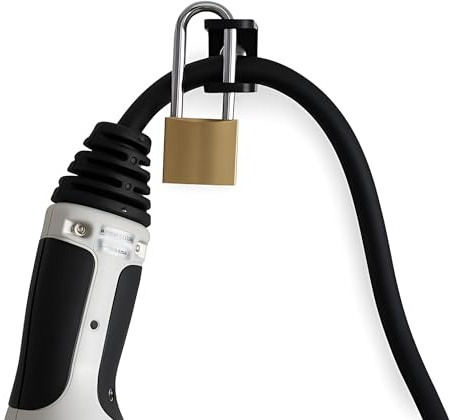 EVify Type 2 Anti-Theft with Lock - Protection for Charging Cables and Wallbox, Suitable for Cables up to 22 mm Diameter