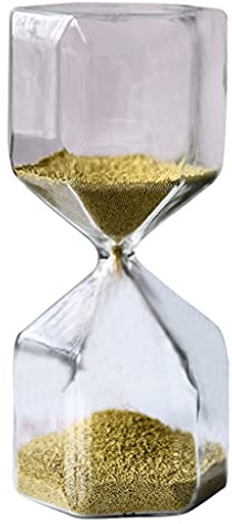 Tubayia Nordic Glas Sanduhr Timer Ornamente Druckentlasten Büro Schlafzimmer Desktop Dekoration (A Stil)
