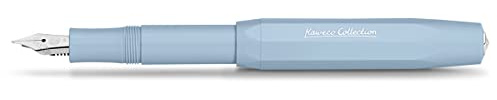 Kaweco COLLECTION F?llfederhalter Mellow Blue I Premium F?llhalter f?r Tintenpatronen mit hochwertiger Stahlfeder I Kaweco Sport F?ller 13 cm I Federbreite: M (Medium)