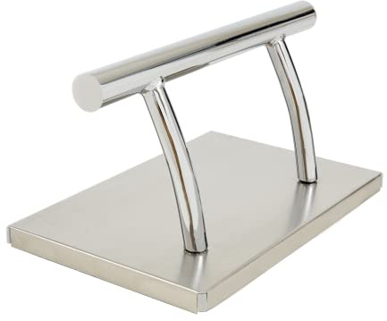 Barberpub Edelstahl Fußstütze Professional Friseurfußstütze, mobile Fuß Pedal Fußauflage, foot rest Fußablage Friseurstuhl Salonausstattung, FT001, (Silber)