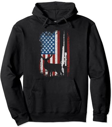 Jäger Hirsch Elch Bock jagen Elkaholic Pullover Hoodie