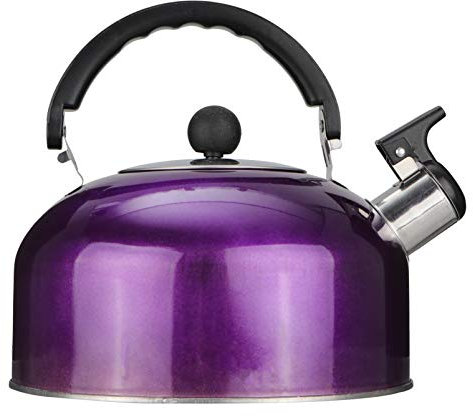 Olla con silbido para verter sobre tetera, cocina de inducción, hervidor de agua, estufa, tetera con silbido, máquina de café expreso retro de acero inoxidable, jarra para bebidas, hacer té, calent