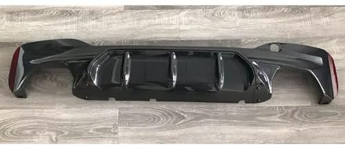 Auto Heckschürze Lippe Diffusor für BMW 5 Series G30/G38 M5 Styles, Lippe Spoiler Heckdiffusor Heckspoiler Stoßstange Schützen Abdeckung Zubehör,2 Carbon Fiber Texture