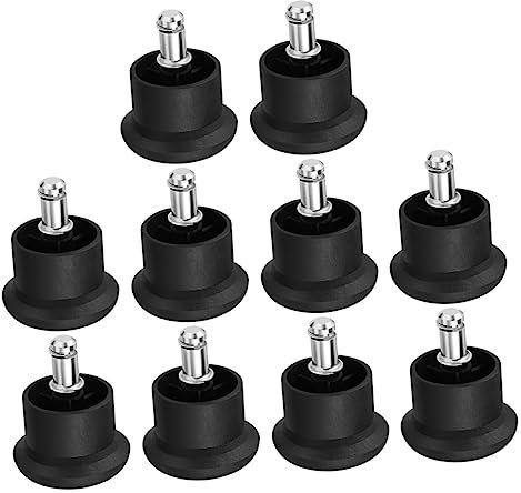 Hoement Bürostuhl Rollhocker Füße Pads 10er Set Für Hartholz Bodenmatte Für Rollstühle Non-Design
