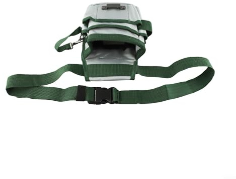 SMZhomeone Tool Belt with Quick Release Buckle and Ample Pocket Space Essential Gear for Electricians and Carpenters(L Silver)