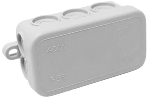 Lancelot® Lot de 5 boîtes de dérivation de câbles IP55, 71 x 33 x 30 mm, 10 entrées | Boîte de dérivation en saillie, boîtier d'installation