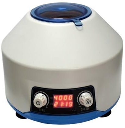 Centrifuga da laboratorio elettrica, Funzione di temporizzazione Centrifuga elettrica Siero Separat 4000r/min Laboratorio Laboratorio Pratica medica Centrifuga da tavolo per organismi,medicina,chimica