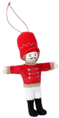 GMBYLBY del Soldato Cracker Noci Natalizi Ornamenti Appesi Decorazioni per Le Vacanze Fatte A Mano per Decorazione degli Alberi