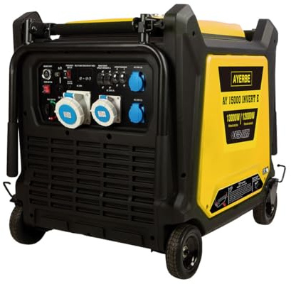 Generador inverter gasolina 13000 W con motor Kiotsu 27 HP arranque eléctrico y depósito 40 L