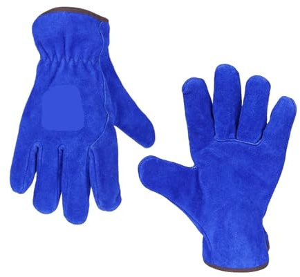 1 paire de gants soudeur ignifuges, résistants à l'usure, Anti-chaleur, sécurité for le soudage des outils main en métal