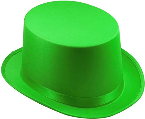 TrendandStylez Zylinder Hut Satin – Eleganter Partyhut in 7 Farben | Kostüm Zylinder für Damen & Herren | Fasching, Karneval, Hochzeit, Bühne, Tanz, Show & Deko, Zauberer