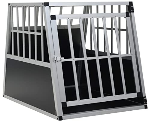 Nqyjm Hundtransportbur med enkeldörr 65 x 91 x 69,5 cm hundkoja utomhus hundhus