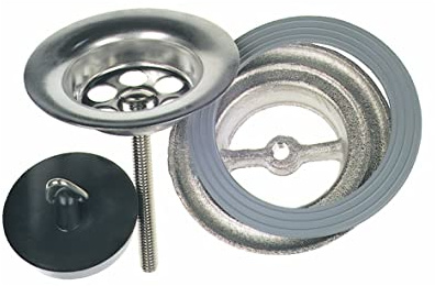 Viega 100261 UNIVERSAL Ablaufventil Ventil 1 1/4x60mmØ mit Gummi Stopfen Stöpsel Waschtisch Waschbecken