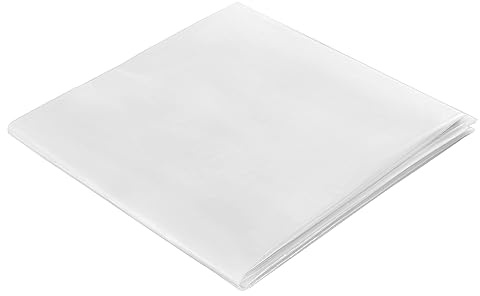 VEVOR Bache pour Serre, Bâche Plastique Transparente Serre 3,7x15,2 m​ Film Polyéthylène Épaisseur 6 mils Résistant aux UV Protection Robuste pour Jardinage, Agriculture, Jardin, Plantation Agricole