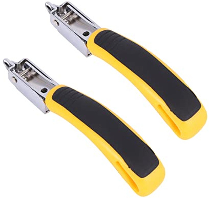 liovitor 2X Multi Tool Nagel Klammer Möbel Hefter für Tür Polster Rahmen Nieten Kit Entfernen Werkzeug