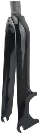 wanhaoaony Federgabel Fahrrad Vordergabeln Carbon Gabel Klapp BMX MTB Rennrad Gabeln Scheibenbremse Fit for Rad 14 16 18 20 22 Zoll Fahrrad Gabel (Color : Gloss 100 16inch)