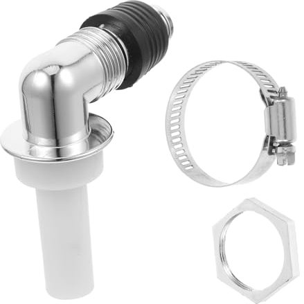 jojofuny Washing Machine Drain Hose Adapter with Floor Drain Connector 1.7cm Diameter Anti-overflow Joint for Bathroom and Laundry Use