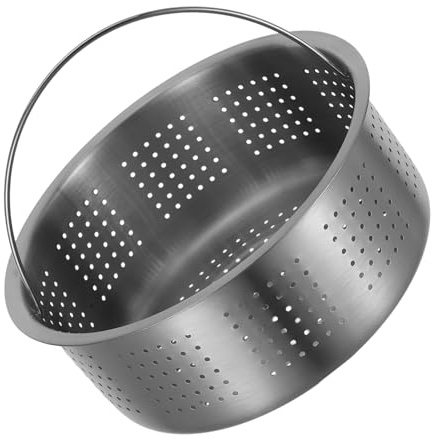 SOIMISS Panier Vapeur Pour Légumes Acier Inoxydable Avec Poignée Pour Cuiseur Vapeur De Légumes Poissons Et Autres Aliments