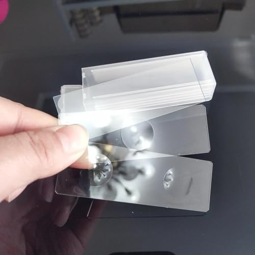 5 stücke Glas Wiederverwendbare Bio-mikroskop Doppel Einzel Konkaven Mikroskop Leere Glas Objektträger Wissenschaft Biologische Mikroskop Objektträger(MIX(2D-2S-1B))