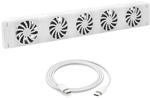Ventilador de radiador doméstico que funciona silencioso, ahorro de energía, ventilador de calentador, amplificador de radiador inteligente, velocidad ajustable con 5 ventiladores, fácil instala
