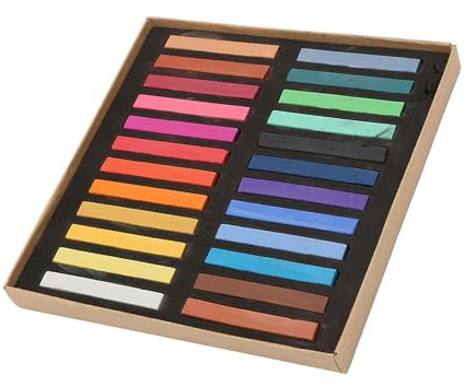 Disposable Hair Dying Crayons Vibrant Fluorescent Chalks for Graffiti and