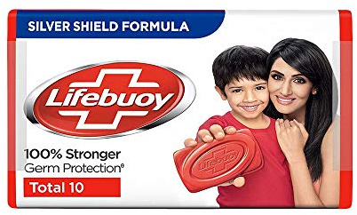Lifebuoy Total 10- Soap Bar - 125g X 12 Bars (125g X 12 Bars) by Lifebuoy