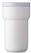Mepal - Reisebecher Ellipse - Kaffeebecher & Teetasse für unterwegs - Luftdichter & auslaufsicherer Thermobecher To Go - Hält Ihr Getränk bis zu 30 Minuten heiß - 275 ml - White
