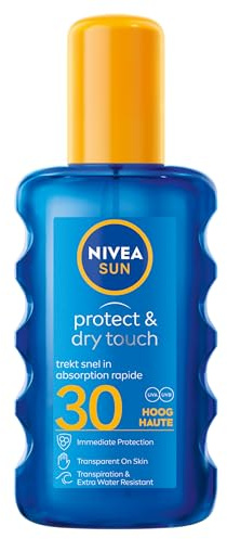 Nivea Schützen und Refreshing Dry Touch-Zerstäuben Spray LSF 30, 200 ml