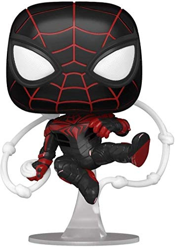 Funko Pop! Games: Miles Morales - Advanced Tech Suit - Spider-man - Miles Morales Game - Vinyl-Sammelfigur - Geschenkidee - Offizielle Handelswaren - Spielzeug Für Kinder und Erwachsene