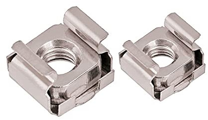 BOZONLI M5 Käfigmutter Käfigmutternset Montagesatz für Schränke Netzwerk Schrauben Rack Käfigmuttern