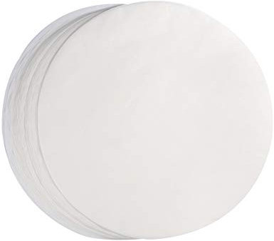 100Pcs 10 Inch Non-Stick Round BBQ Paper Baking Sheets Round Baking Paper Liners Barbecue Tin Foil Paper for Grill Line Cooking Steaming Baking Cakes Cookies