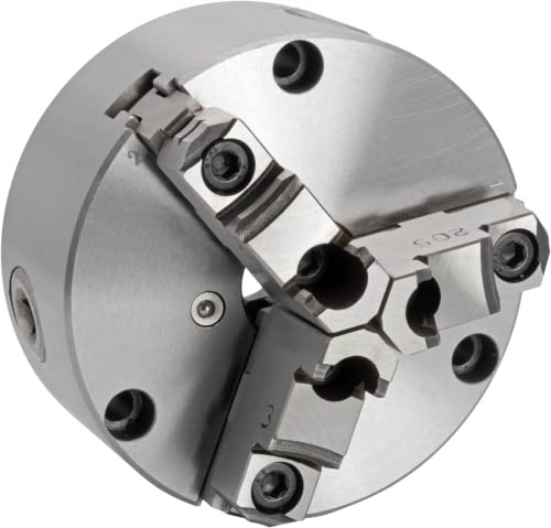 CME 5 3-Jaw Self-Centering (Scroll) Lathe Chuck, Front Mount, Two-Piece Reversible Jaws