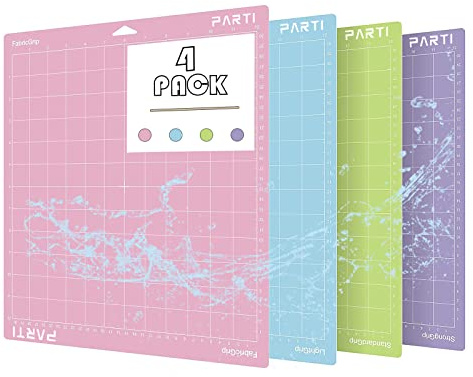 Tappetino da Taglio per Cricut Maker 3/Explore Air 2/3, Silhouette Cameo 4/3/2/1 - Autoadesivo (30,5x30,5 cm) - 4 Pezzi