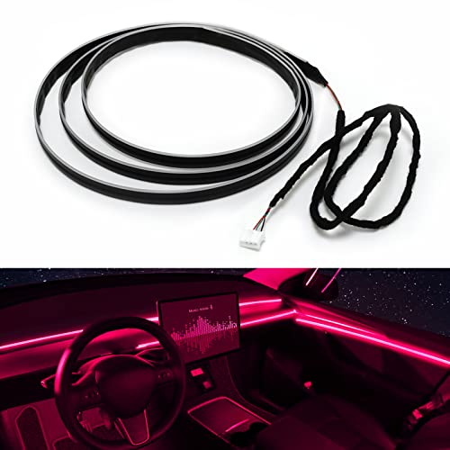 RGB Acrylic Interior Car LED Strip Light 43-inch, which fit for RGB Main Controller Connects and sub-Controller kit (not Including)