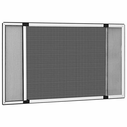 Homgoday Mosquitera extensible para ventanas, color blanco
