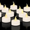 CNMTCCO 24 pcs Tea Lights Candles, LED flameless Battery Candles, Bright Flickering Tea Lights，Extra Long Battery 200+ Hours for Halloween Christmas, Wedding, Party Home Decoration (Warm White