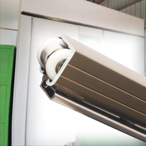 Binario per porta scorrevole 1 2 3 4 5 6 7 8 9 m Sistemi di binari per porte scorrevoli in alluminio per porta singola, armadio/ripostiglio/balcone Kit hardware per binari per porte scorrevoli(19ft/57