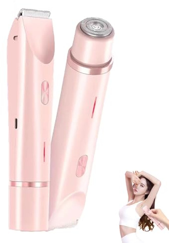 Dual Head Shaver Women,rasuradora Mujer Zona Intima,afeitadora Mujer Pubis,rasuradora Mujer,Trim Pod 2.0 Dhaver Women,Electric Hair Trimmer Women,Ipx7 Waterproof Rechargeable Wet and Dry Hair Trimmer