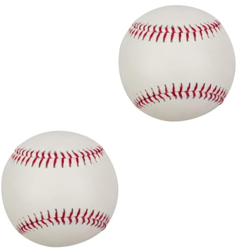BESPORTBLE 2pcs Baseball Bat Glow Dark Practice Balls Baseballs Training Softballs Sports Supplies for Boys and Girls